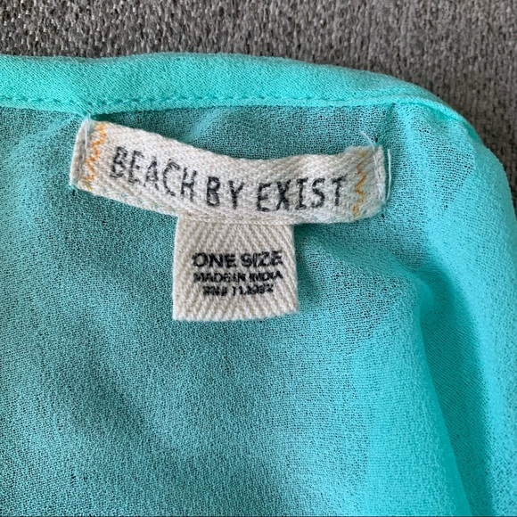 BNWOT Beach by Exist Seafoam swim coverup One Size - Picture 3 of 5